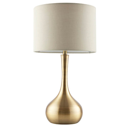Piccadilly 1 Light Table Lamp Brass