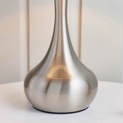 Piccadilly 1 Light Table Lamp Nickel