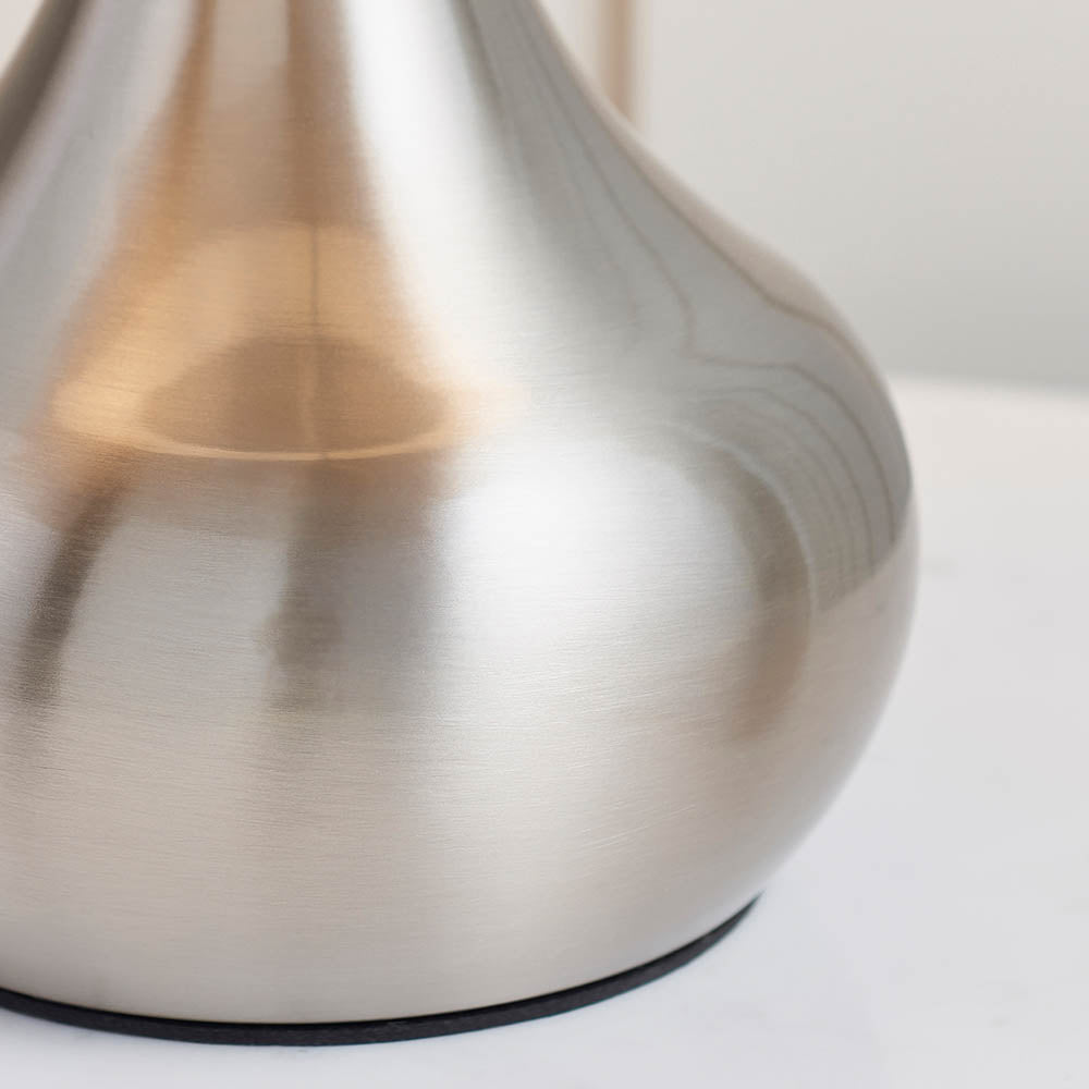 Piccadilly 1 Light Table Lamp Nickel