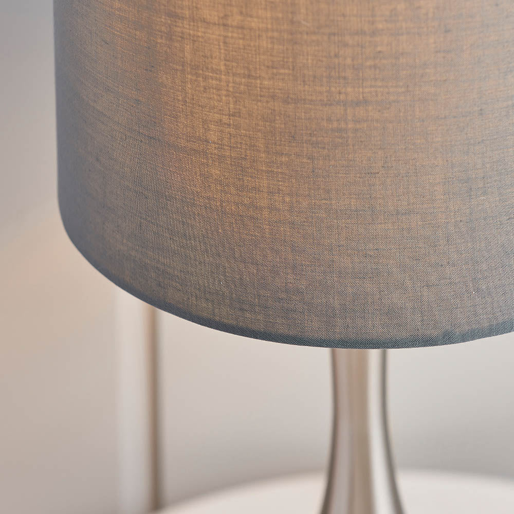 Piccadilly 1 Light Table Lamp Nickel