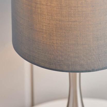 Piccadilly 1 Light Table Lamp Nickel