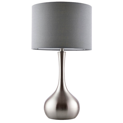 Piccadilly 1 Light Table Lamp Nickel