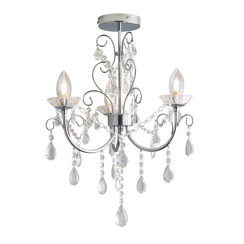Tabitha 3 Light Semi Flush