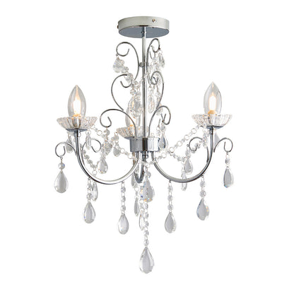 Tabitha 3 Light Semi Flush