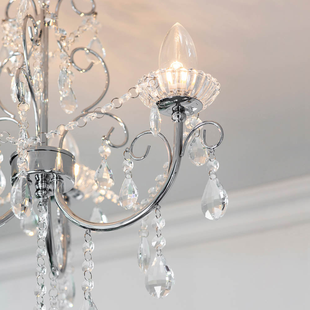 Tabitha 3 Light Semi Flush