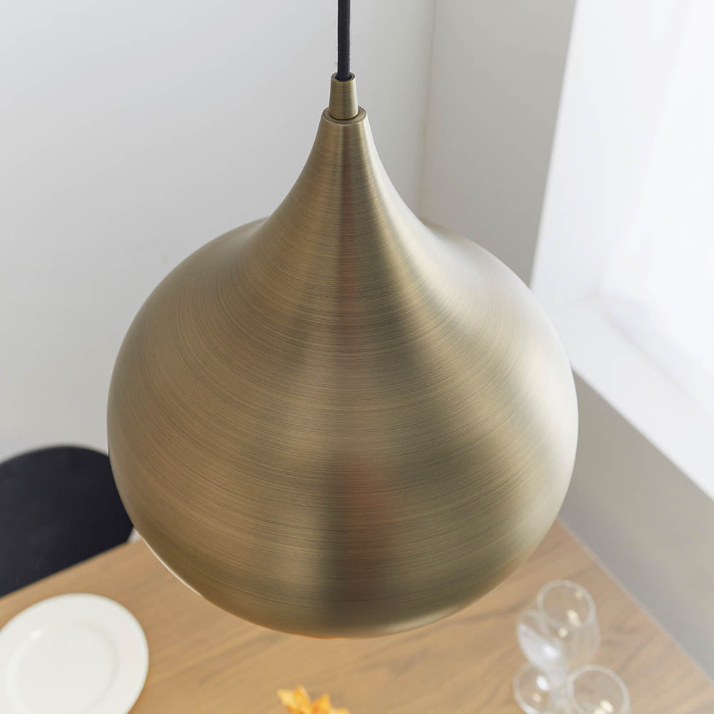 Brosnan Pendant Antique Brass Effect