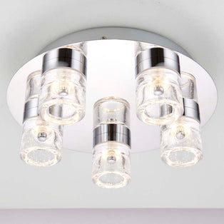 Imperial Polished Chrome Bathroom LED Ceiling Light