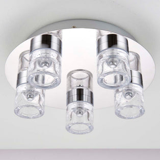 Imperial Polished Chrome Bathroom LED Ceiling Light