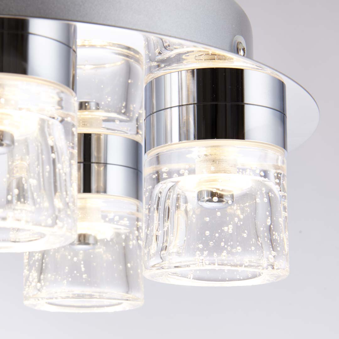 Imperial Polished Chrome Bathroom LED Ceiling Light