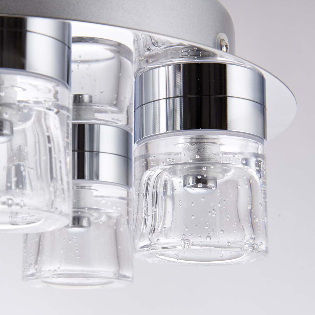 Imperial Polished Chrome Bathroom LED Ceiling Light