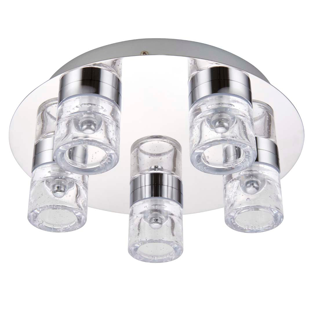 Imperial Polished Chrome Bathroom LED Ceiling Light