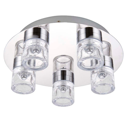 Imperial Polished Chrome Bathroom LED Ceiling Light