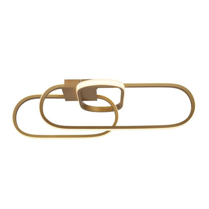 Clip Gold LED Flush Ceiling Light