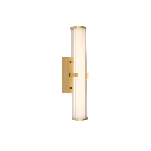 Clamp Small LED Gold IP44 Wall Light