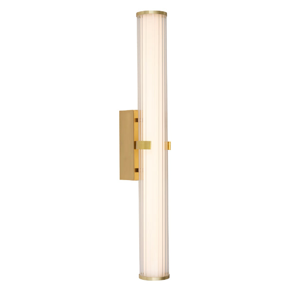 Clamp Large LED Gold IP44 Wall Light