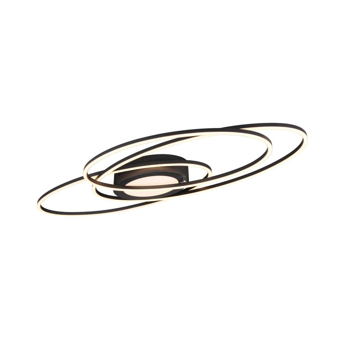 Ovine Matt Black LED Ceiling Light