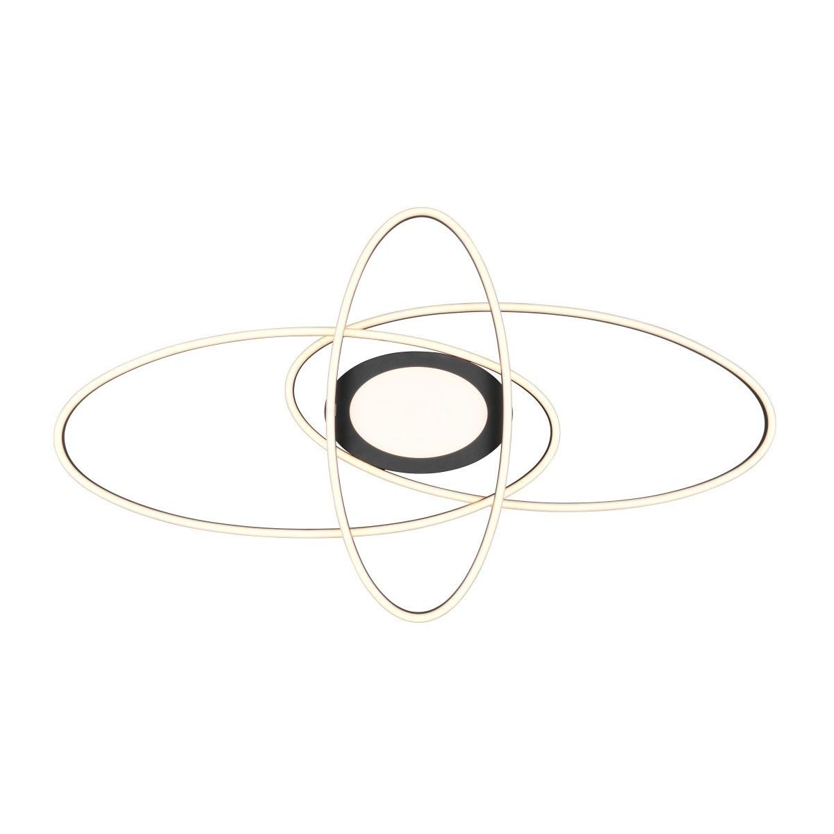 Ovine Matt Black LED Ceiling Light