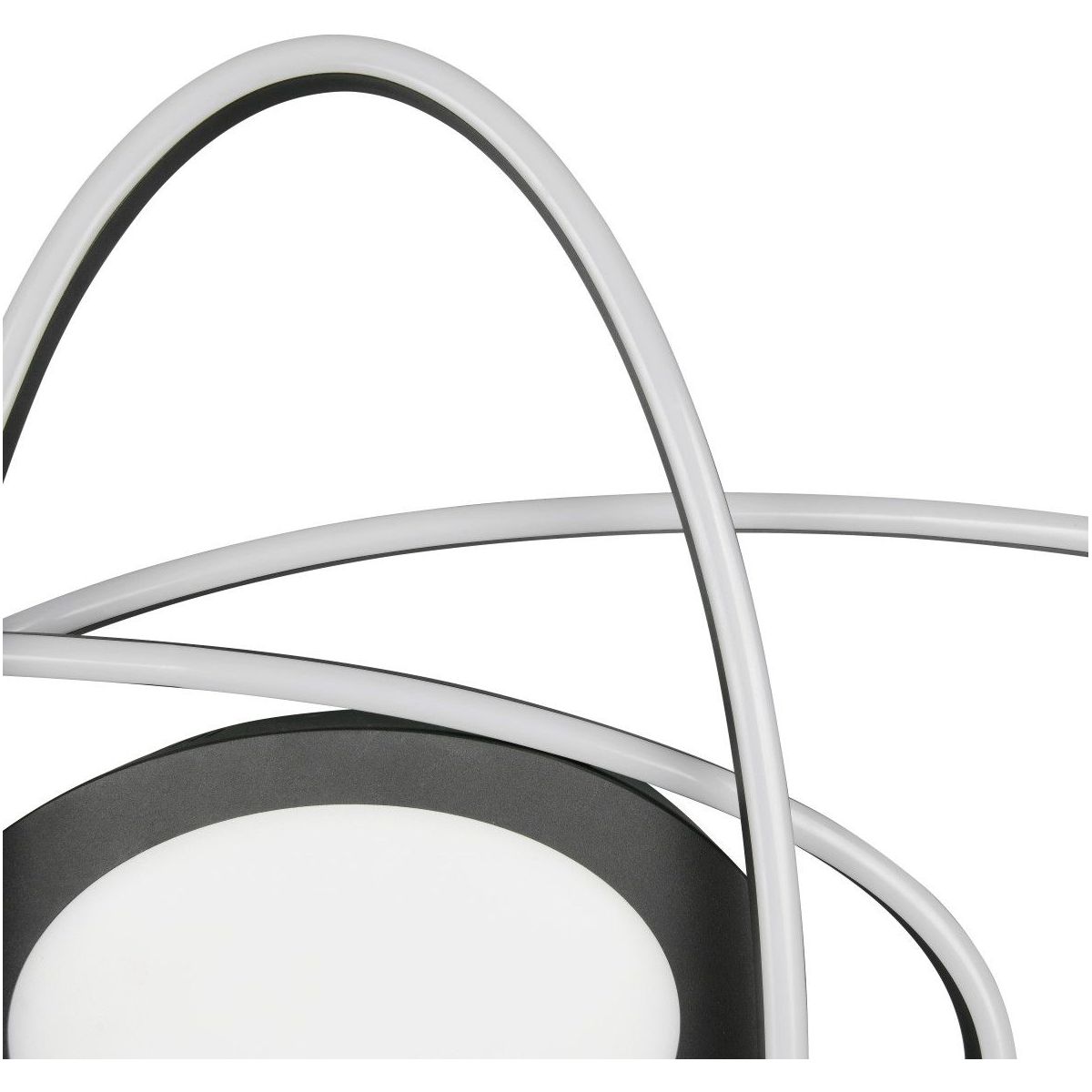 Ovine Matt Black LED Ceiling Light