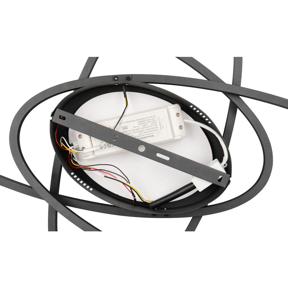 Ovine Matt Black LED Ceiling Light