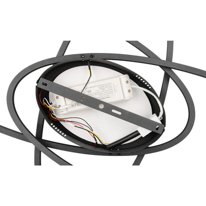 Ovine Matt Black LED Ceiling Light