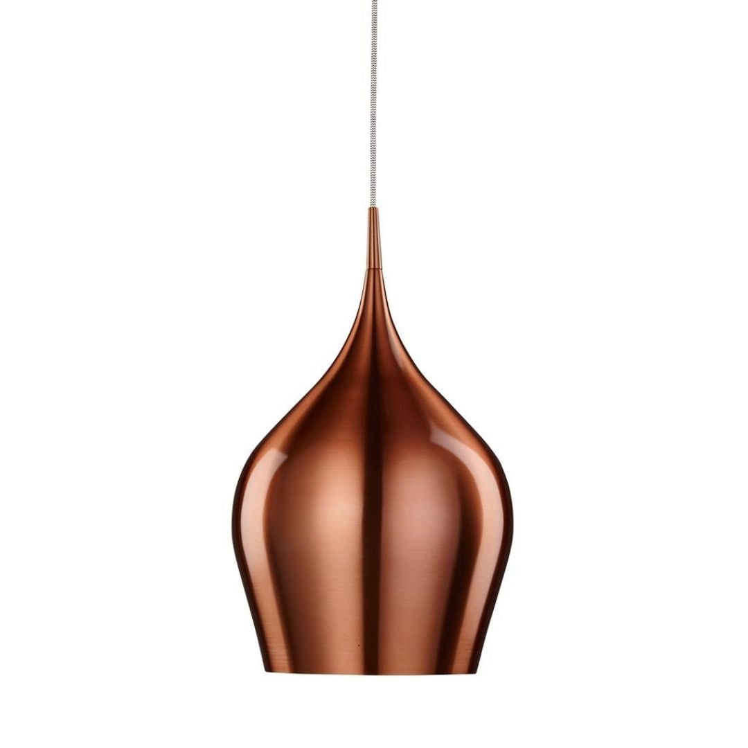 Vibrant Metallic Pink Pendant Ceiling Light