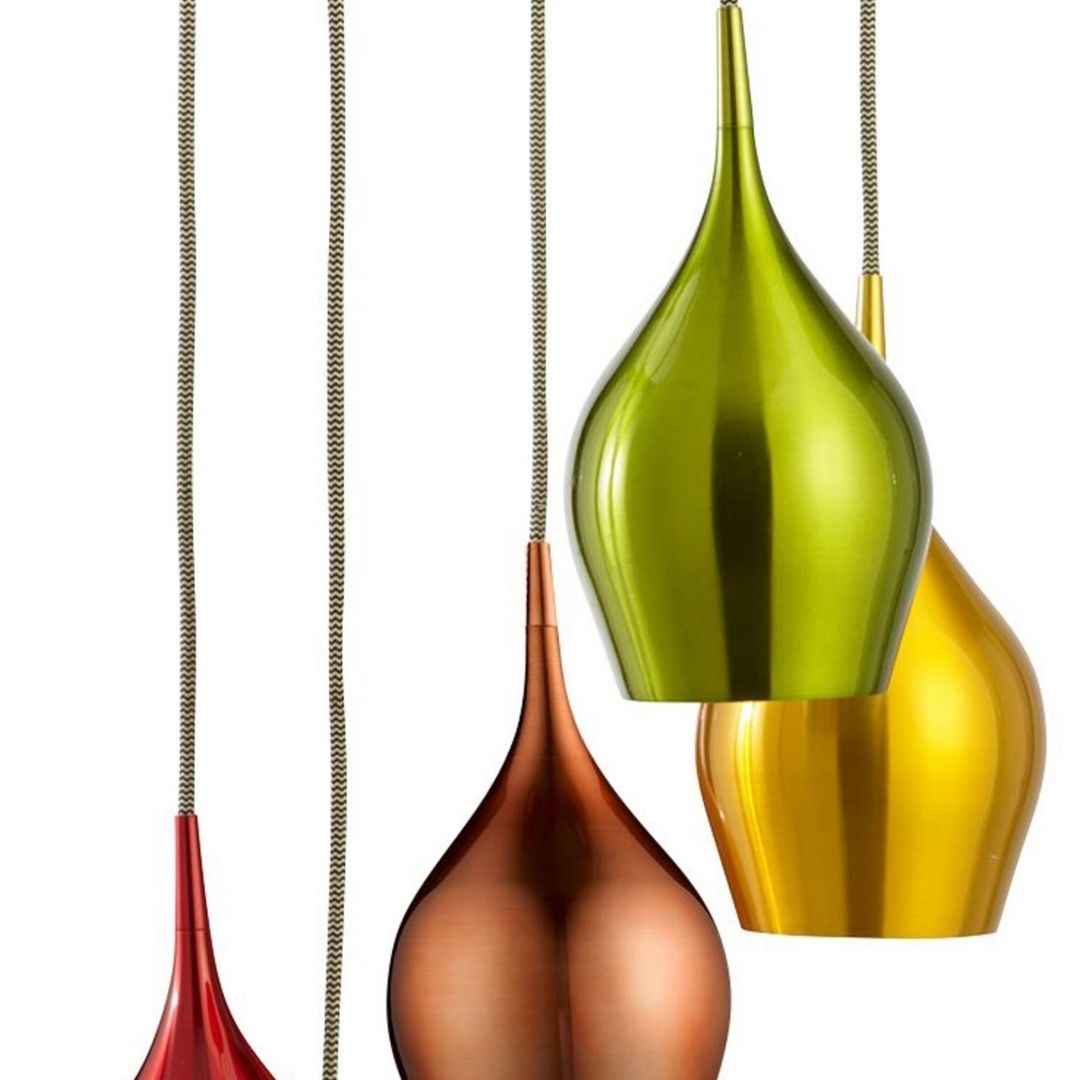 Vibrant 5 Light Cluster Pendant Ceiling Light