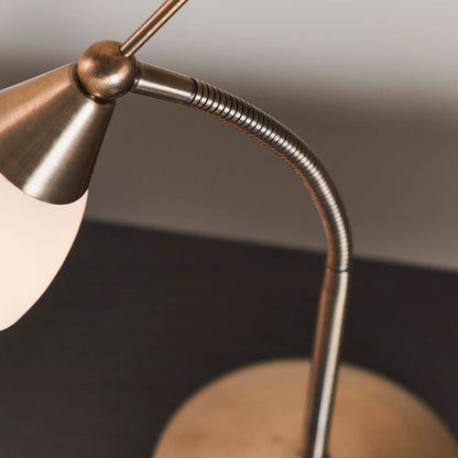 40cm Touch Desk Table Lamp Antique Brass
