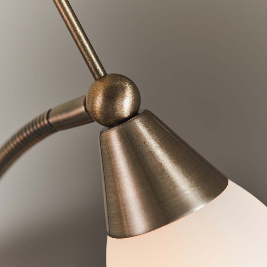 40cm Touch Desk Table Lamp Antique Brass