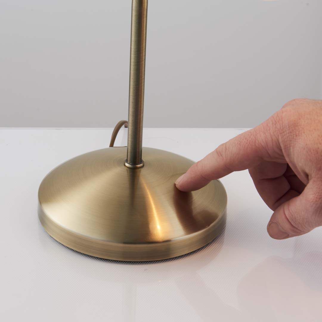 40cm Touch Desk Table Lamp Antique Brass