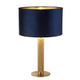 London Brass and Navy Table Lamp