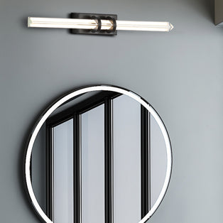 Parma Black & Glass LED Wall Light