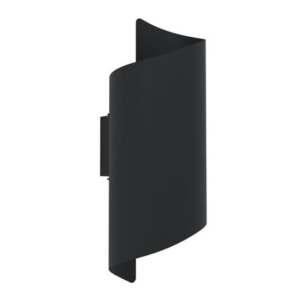 Montarello 2-Light Black LED Outdoor Wall Light