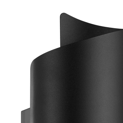 Montarello 2-Light Black LED Outdoor Wall Light