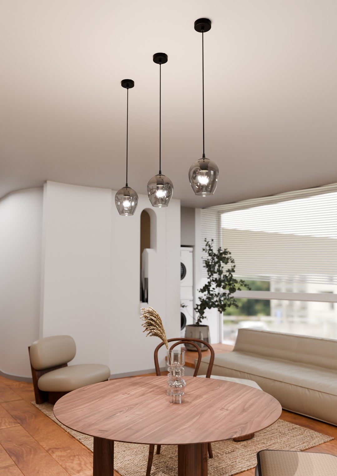 Istar Light Pendant Black & Graphite
