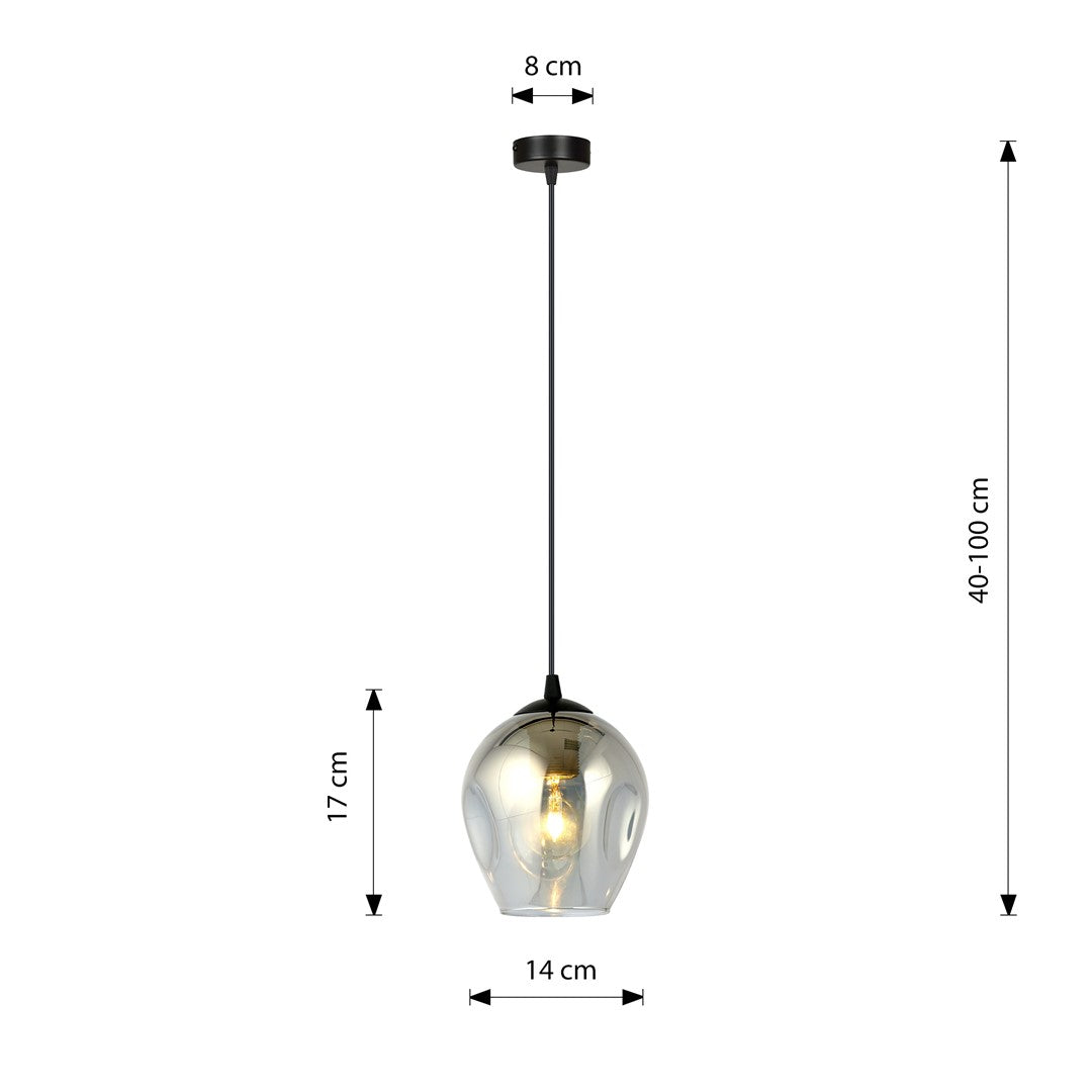 Istar Light Pendant Black & Graphite