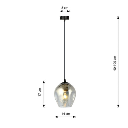 Istar Light Pendant Black & Graphite