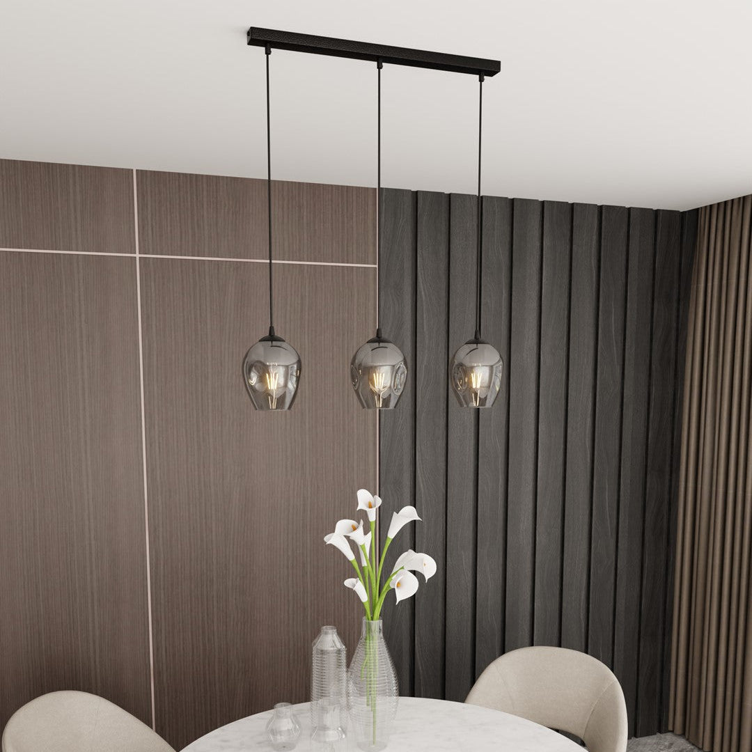 Istar 3 Light Pendant Black & Graphite