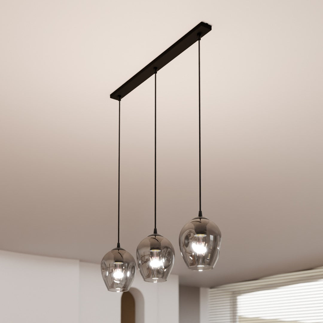 Istar 3 Light Pendant Black & Graphite