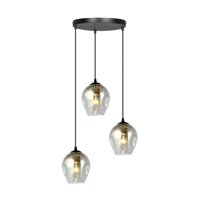 Istar 3 Light Pendant Black & Graphite