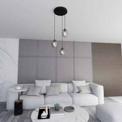 Istar 3 Light Pendant Black & Graphite