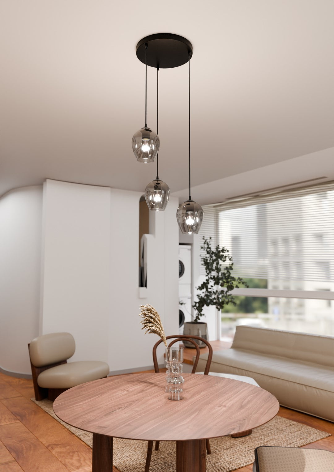 Istar 3 Light Pendant Black & Graphite