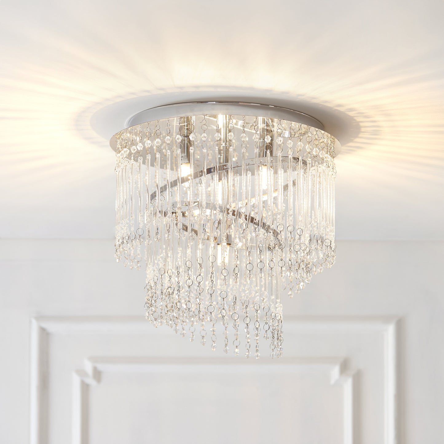 Camille 4 Light Semi Flush
