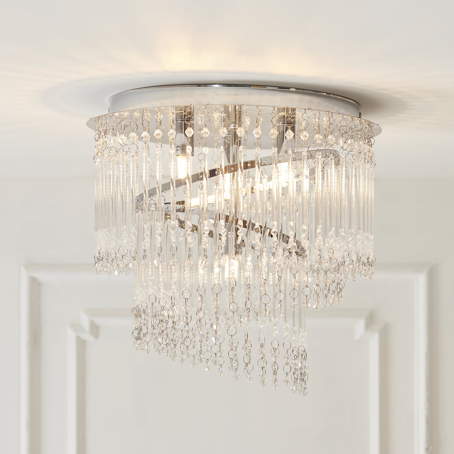Camille 4 Light Semi Flush