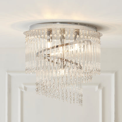 Camille 4 Light Semi Flush