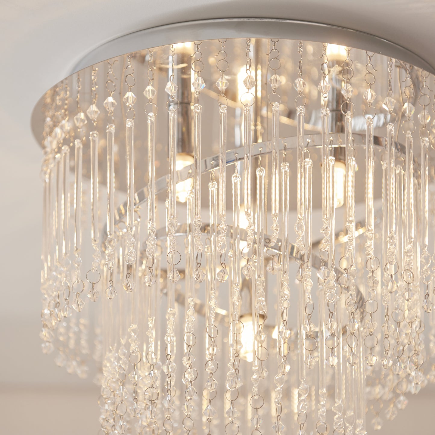 Camille 4 Light Semi Flush