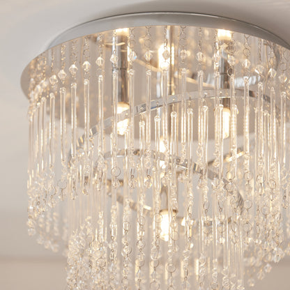 Camille 4 Light Semi Flush
