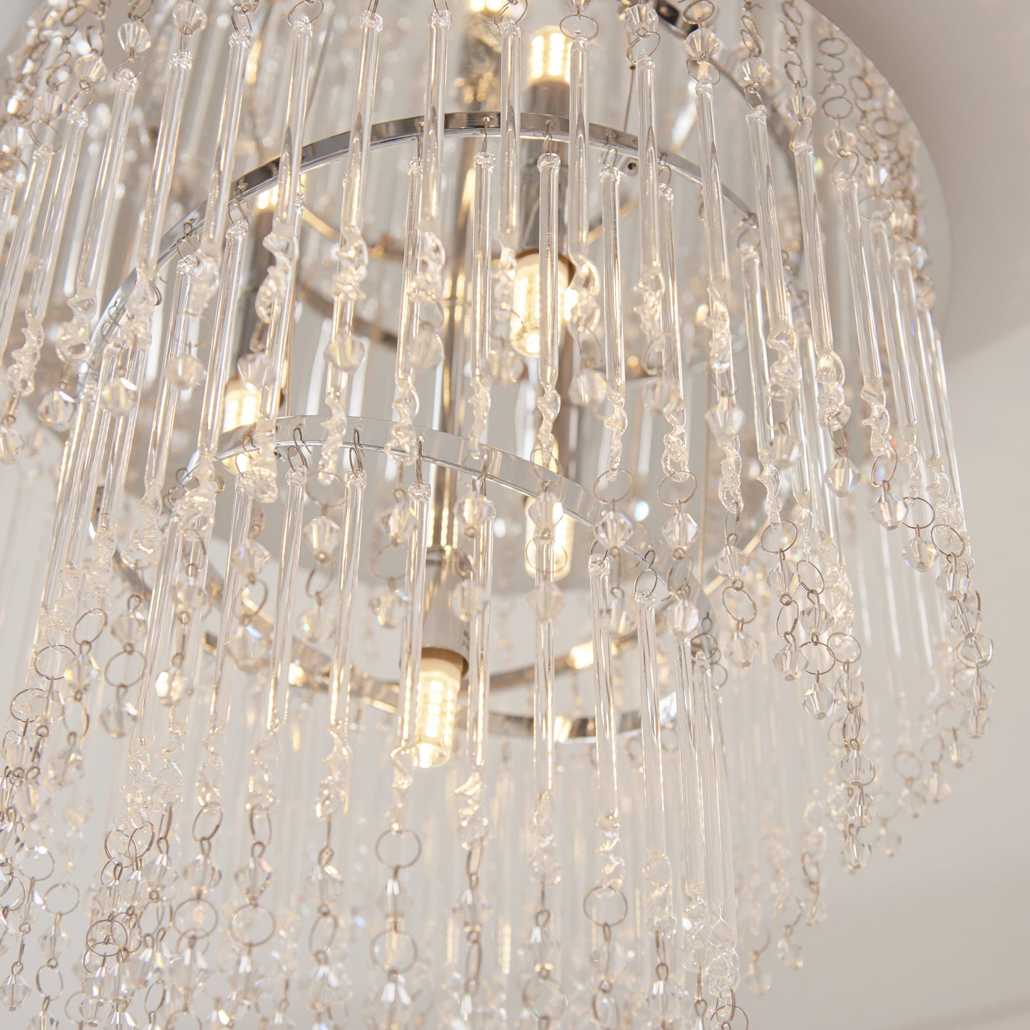 Camille 4 Light Semi Flush