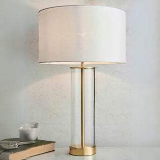 Lessina Gold and Glass Touch Table Lamp