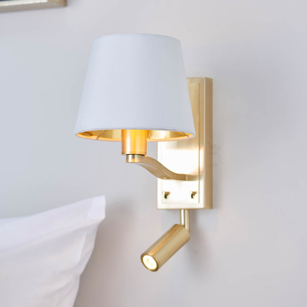 Harvey Wall Light & Spot Gold