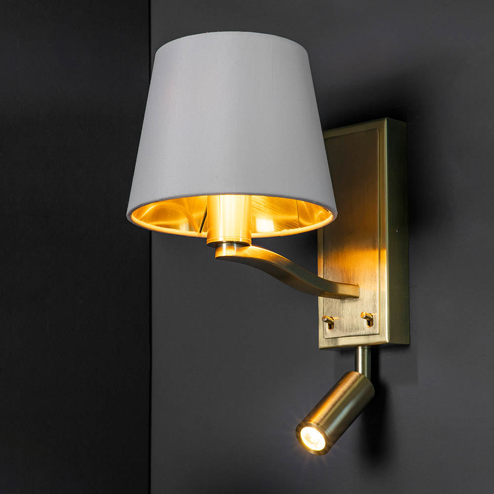 Harvey Wall Light & Spot Gold